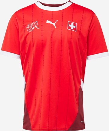 PUMA Fodboldtrøje 'Schweiz 2024' i rød: forside