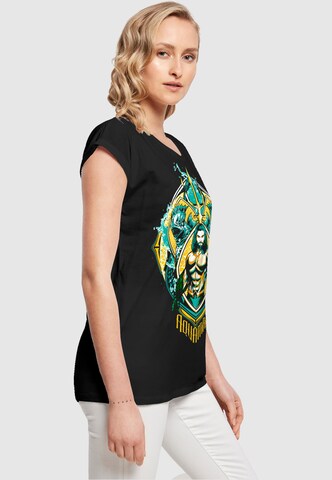 ABSOLUTE CULT T-Shirt 'Aquaman - The Trench Crest' in Schwarz