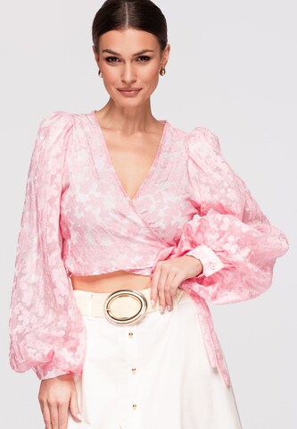 Ombre Blouse in Pink
