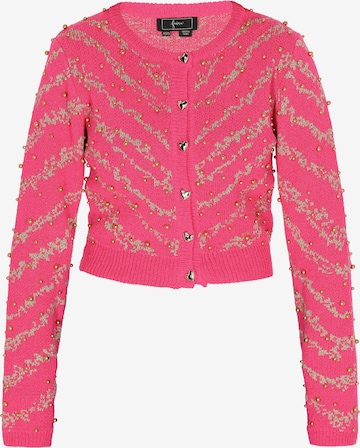 Cardigan faina en rose : devant