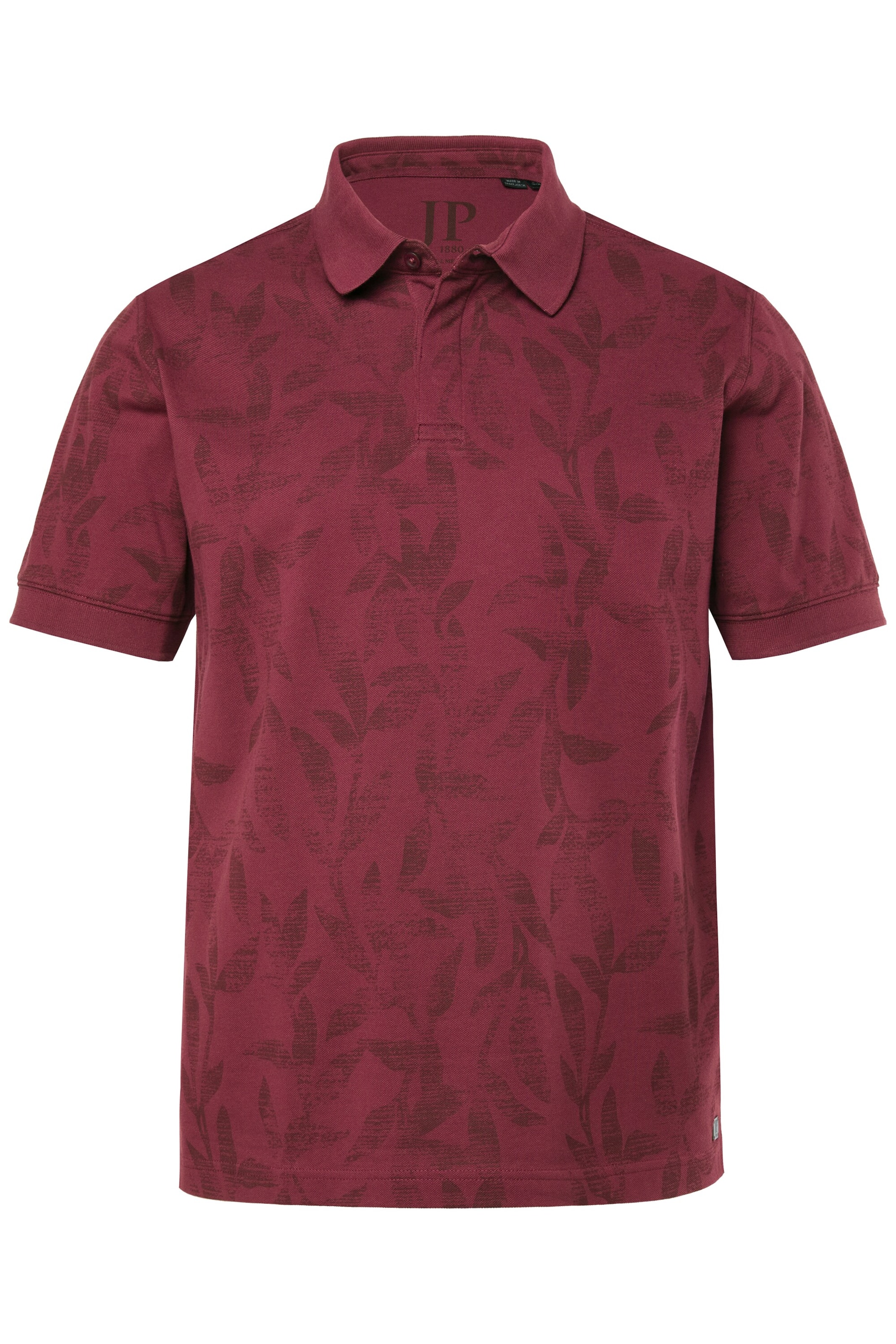 JP1880 Shirt in Rood: voorkant