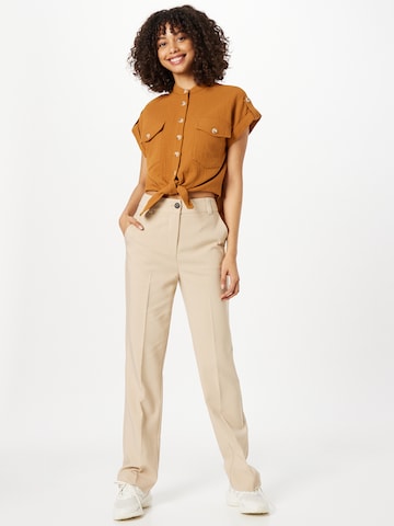 FRNCH PARIS Blouse 'CELENE' in Brown