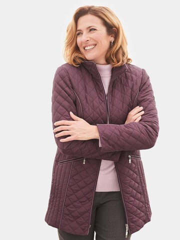 Veste mi-saison Goldner en violet : devant