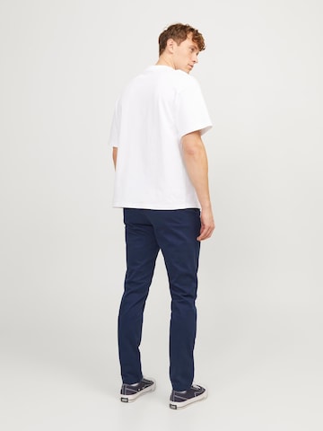 JACK & JONES Slimfit Chino nadrág 'JJIMarco JJBowie' - kék