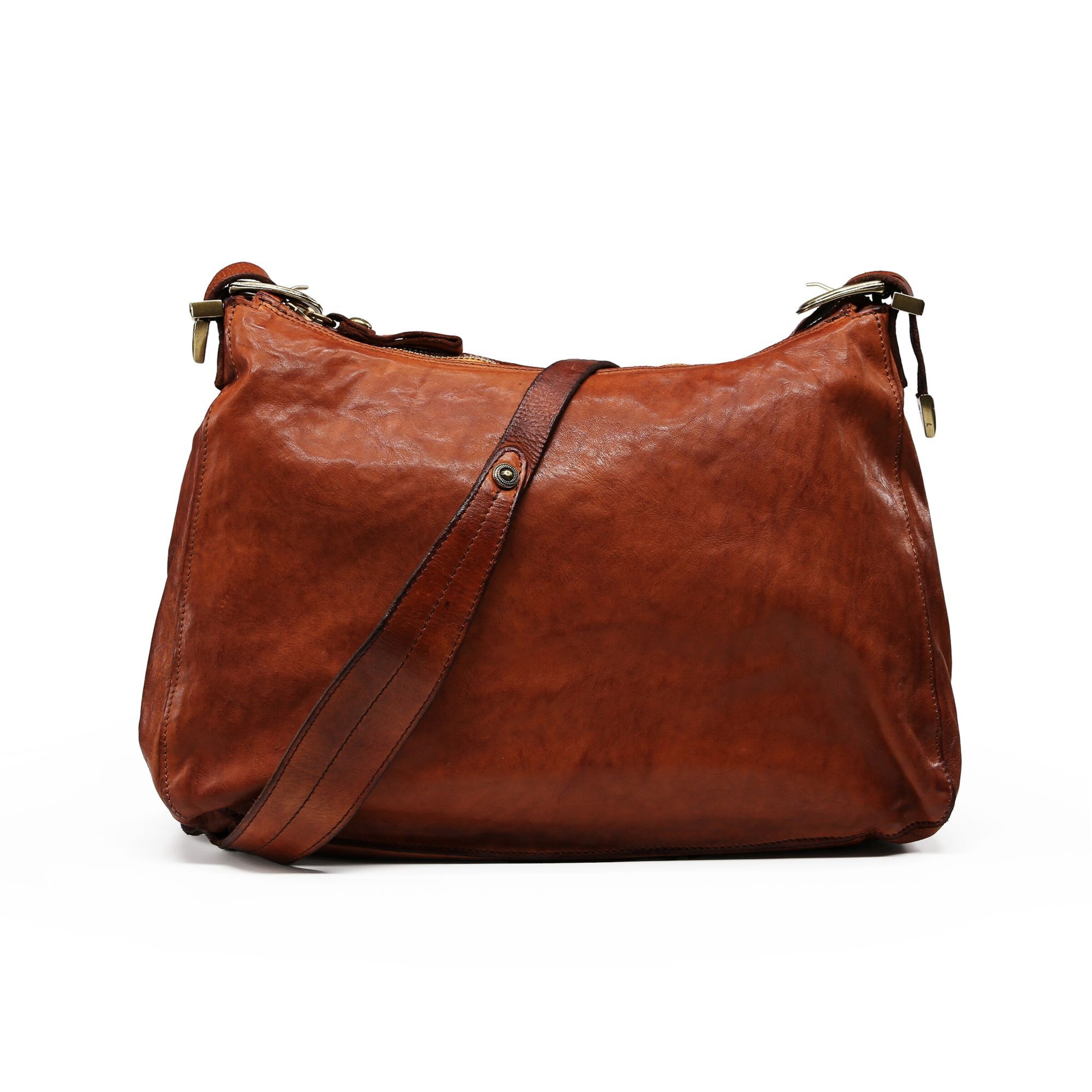 Campomaggi Shoulder Bag 'Giuliana' in Brown: front
