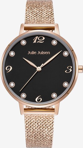 Julie Julsen Analog Watch in Gold: front