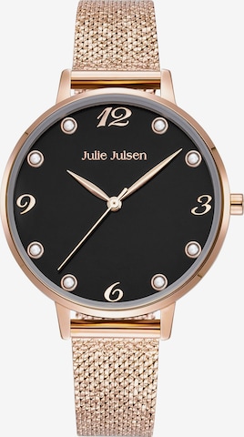 Julie Julsen Analog Watch in Gold: front