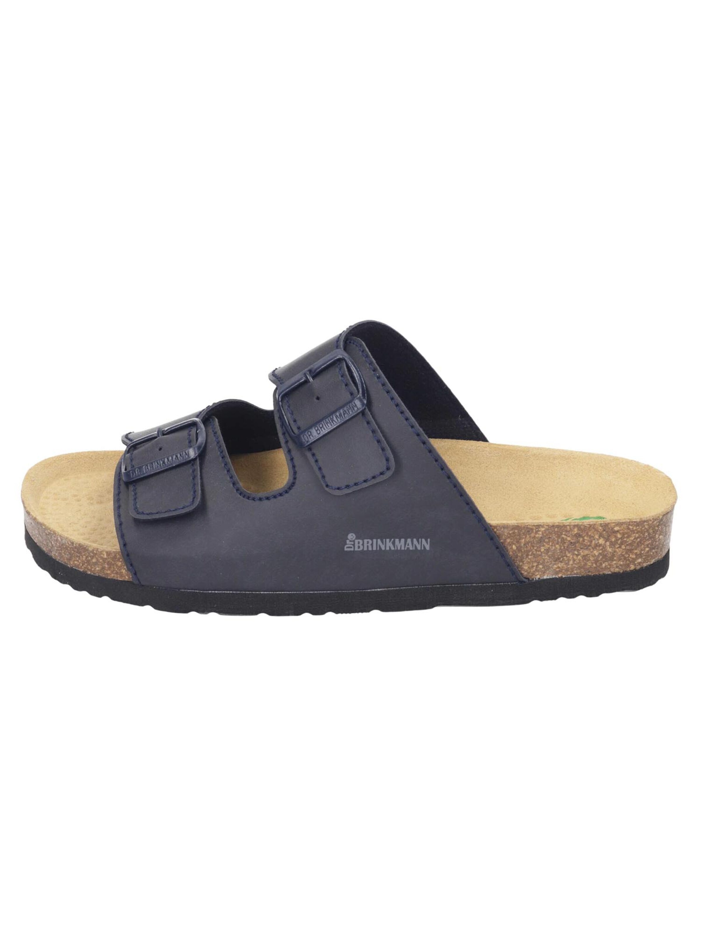 DR. BRINKMANN Mule 'Bonillo' in Blue: front