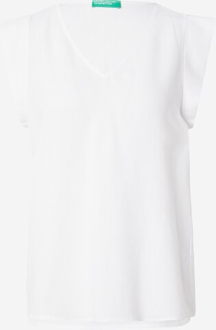 UNITED COLORS OF BENETTON Bluse i hvid: forside