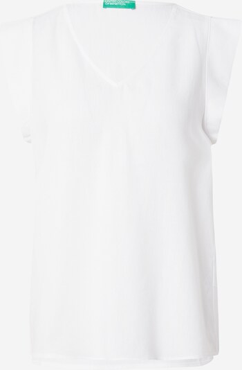 UNITED COLORS OF BENETTON Bluza | bela barva, Prikaz izdelka