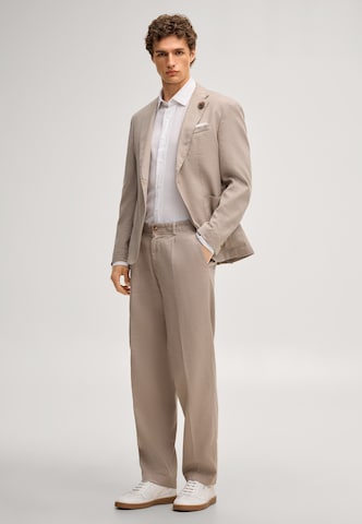 JOOP! Loosefit Bundfaltenhose ' Lexter ' in Beige