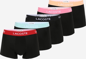 Boxers LACOSTE en noir : devant