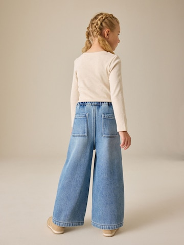 Next Wide Leg Jeans in Blau