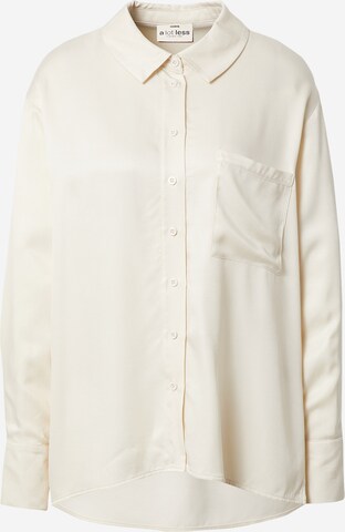 A LOT LESS Blouse 'Viola' in Beige: front