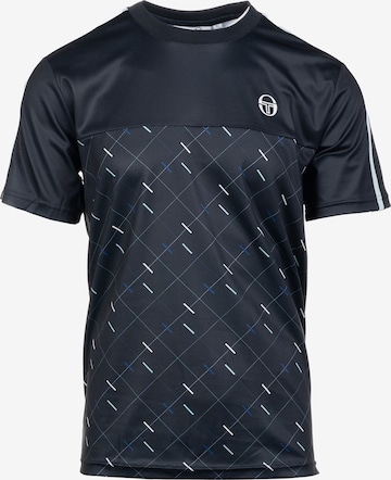 Sergio Tacchini Funktionsshirt 'Scotland' in Schwarz: Vorderseite