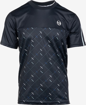 Sergio Tacchini Performance Shirt 'Scotland' in Black: front