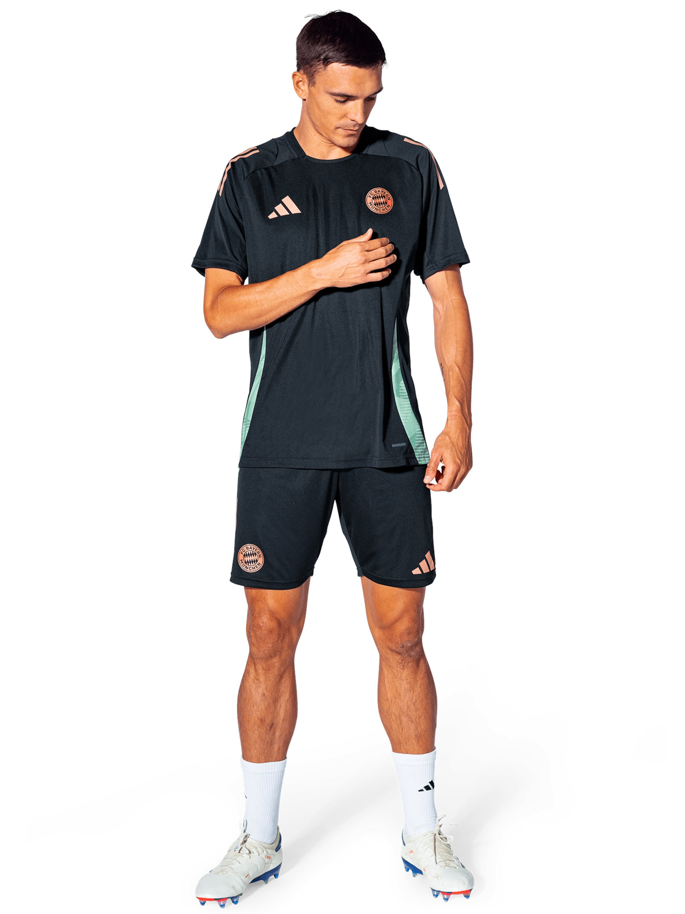 Tricou funcțional 'Away Teamline' de la ADIDAS PERFORMANCE pe negru