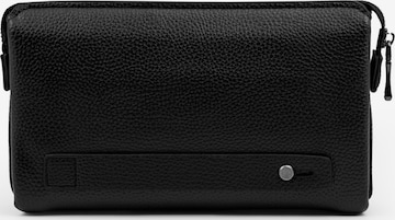 Pochette 'Compact' di Moneyhold in nero: frontale
