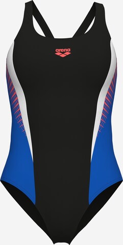 ARENA Swimsuit 'Threefold' in Black: front