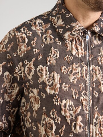DRYKORN Regular fit Button Up Shirt 'MACTO 10' in Brown