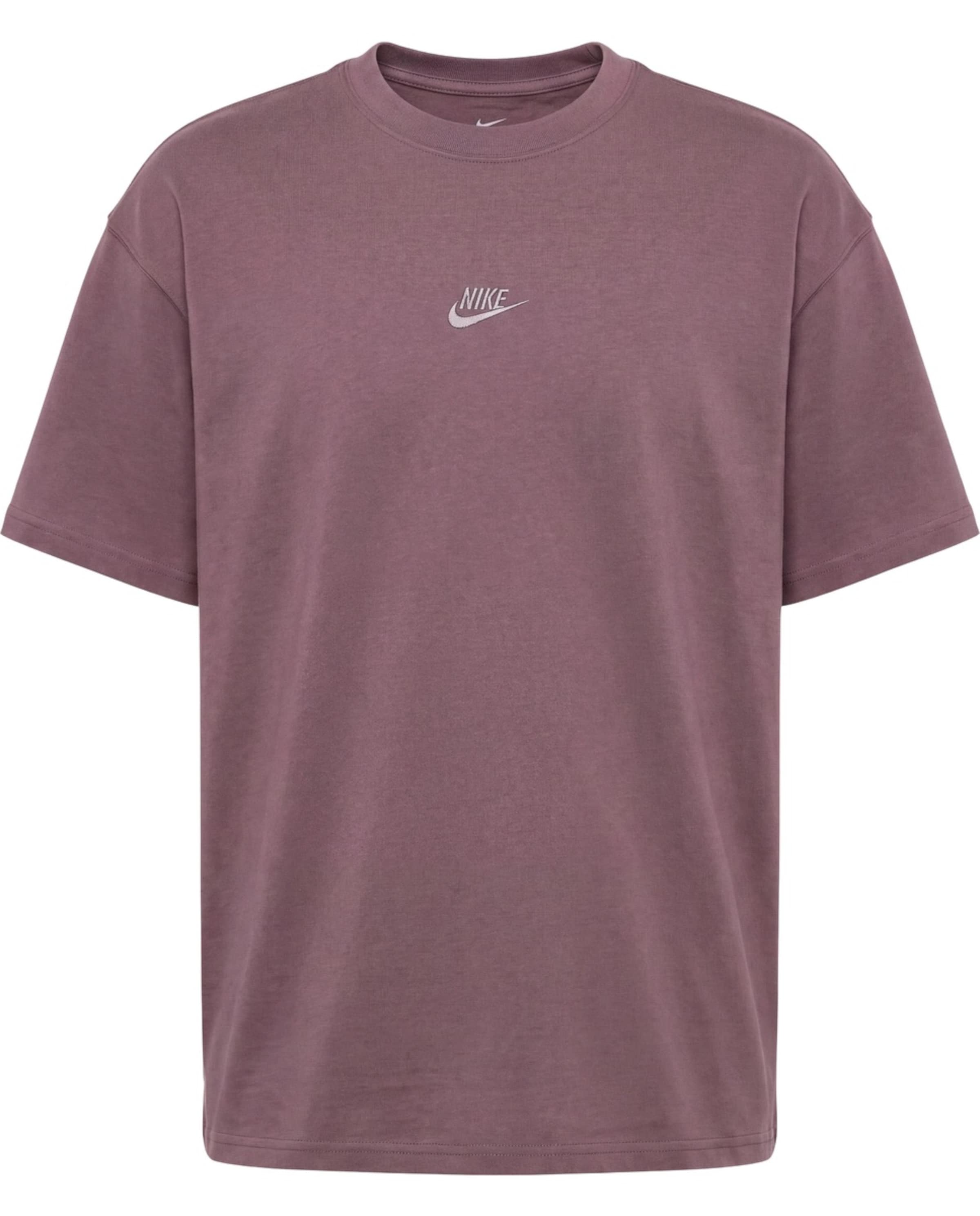 T-Shirt 'PREM ESS' Nike Sportswear en violet : devant