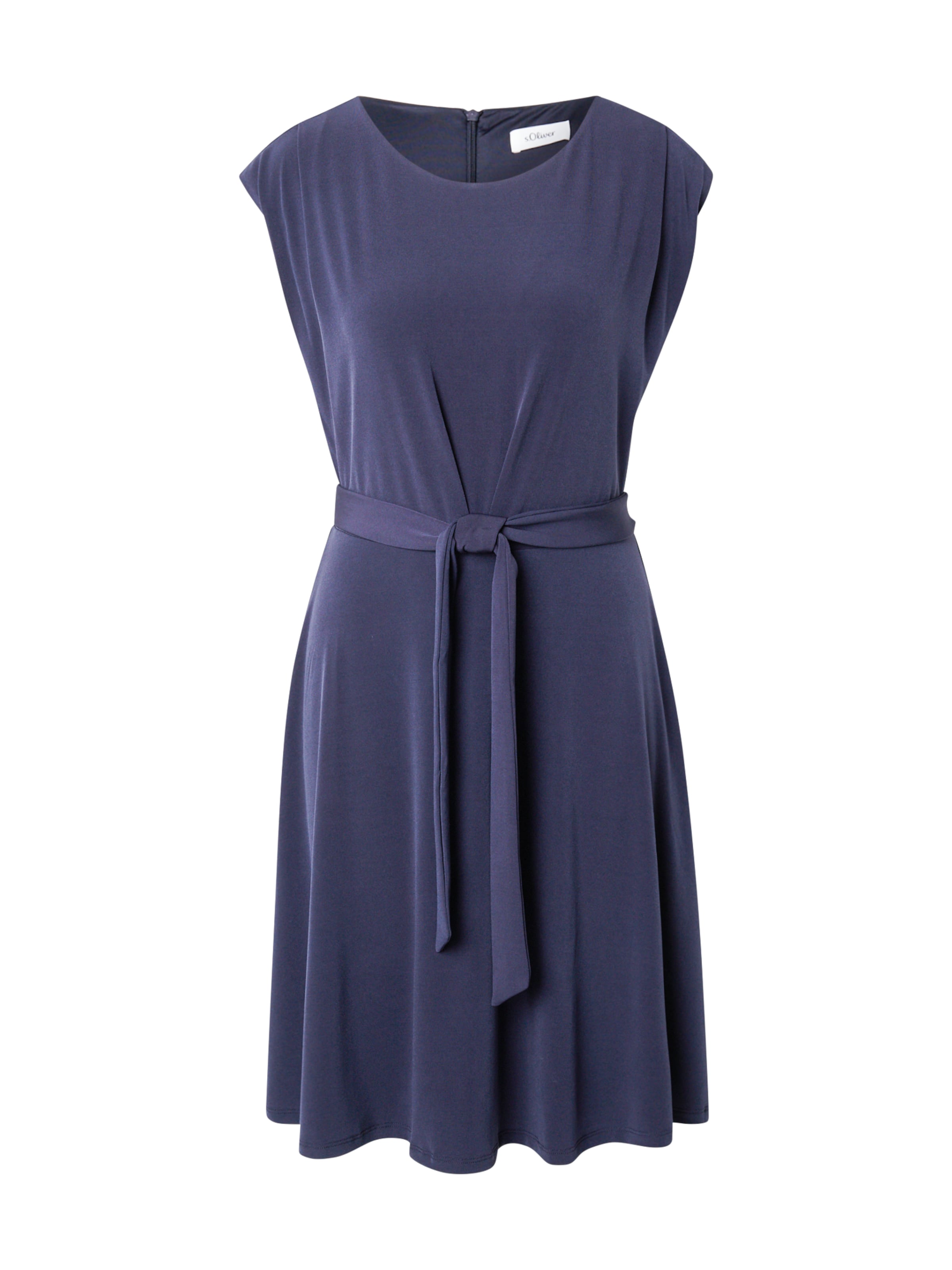 s.Oliver BLACK LABEL Kleid in Blau: Vorderseite