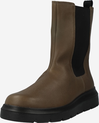 ECCO Chelsea Boots en kaki / noir, Vue avec produit