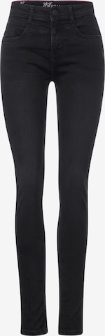 STREET ONE Slim fit Jeans in Black: front