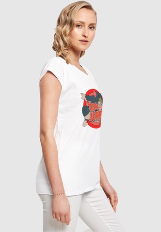 T-shirt 'Tom And Jerry - Classic Catch' ABSOLUTE CULT en blanc