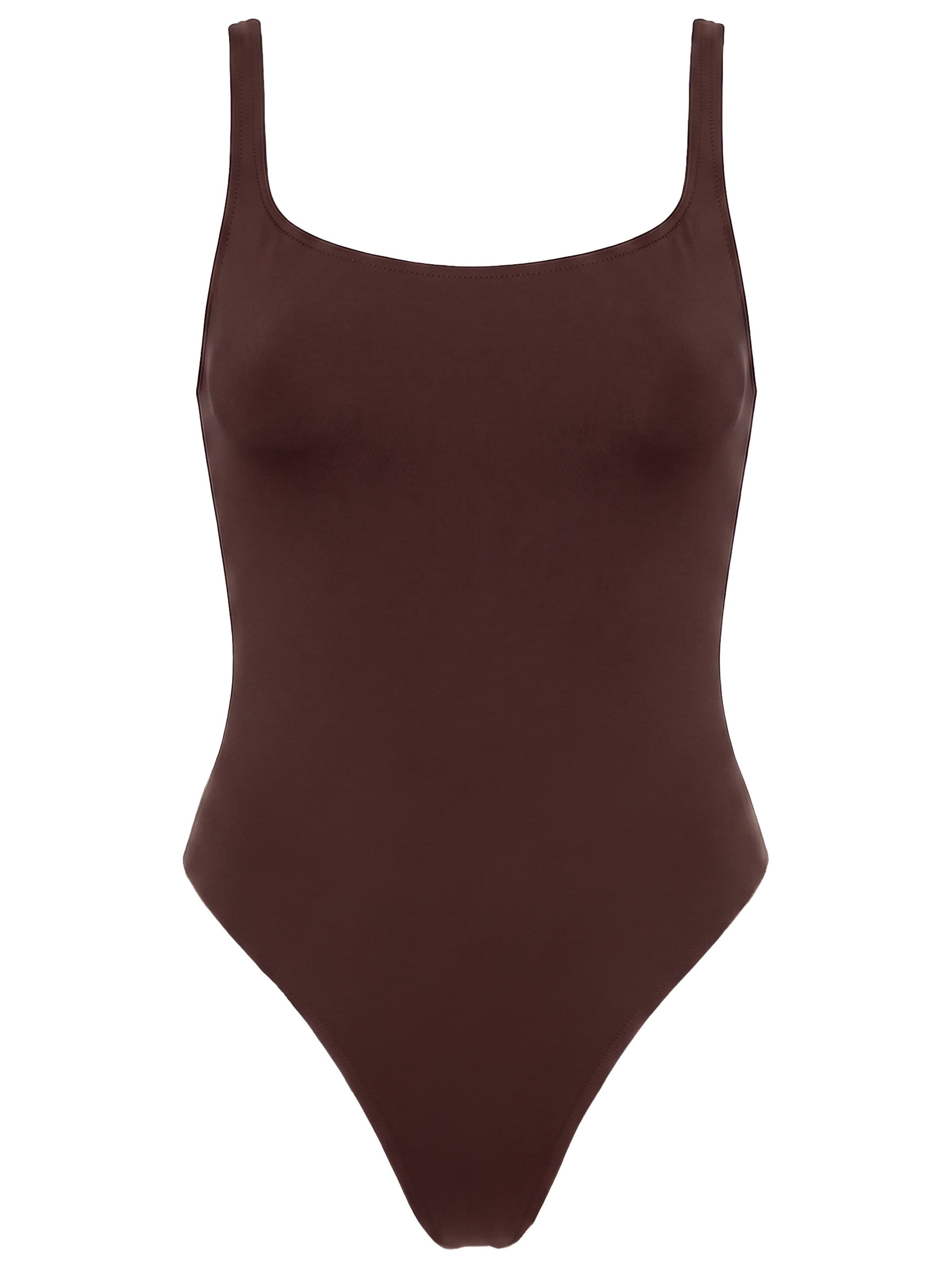 SASSYCLASSY Shapingbody‌‌‌‌‌‌‌‌‌‌ in L/O in dunkelbraun, Produktansicht
