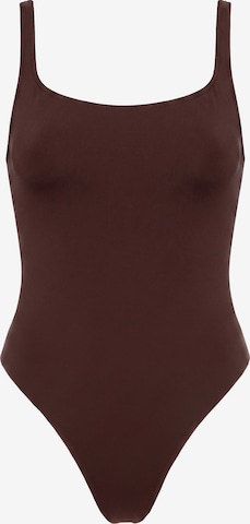 SASSYCLASSY Shapingbody in Braun: Vorderseite