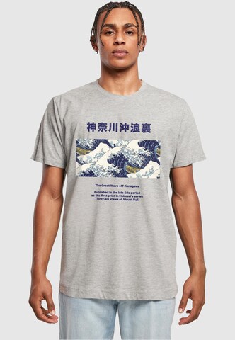 T-Shirt 'Apoh - Hokusai' Merchcode en gris : devant