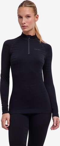 FALKE Base Layer in Schwarz: Vorderseite