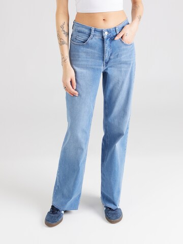 MAC Wide leg Jeans in Blauw: voorkant