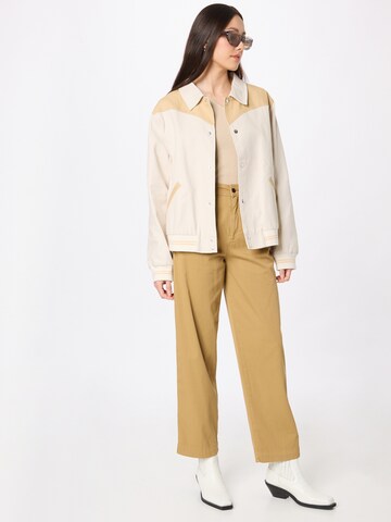 Vanessa Bruno Loose fit Trousers 'SILVER' in Beige