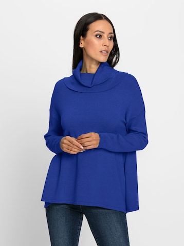 heine Oversized trui in Blauw: voorkant