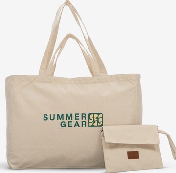 SummerGear Strandtas 'Duna XL' in Wit: voorkant