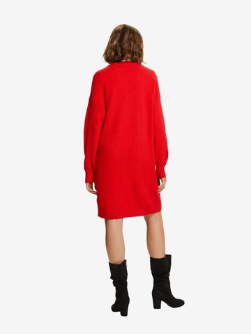 Robes en maille ESPRIT en rouge