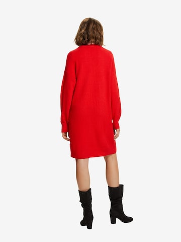 ESPRIT Knitted dress in Red