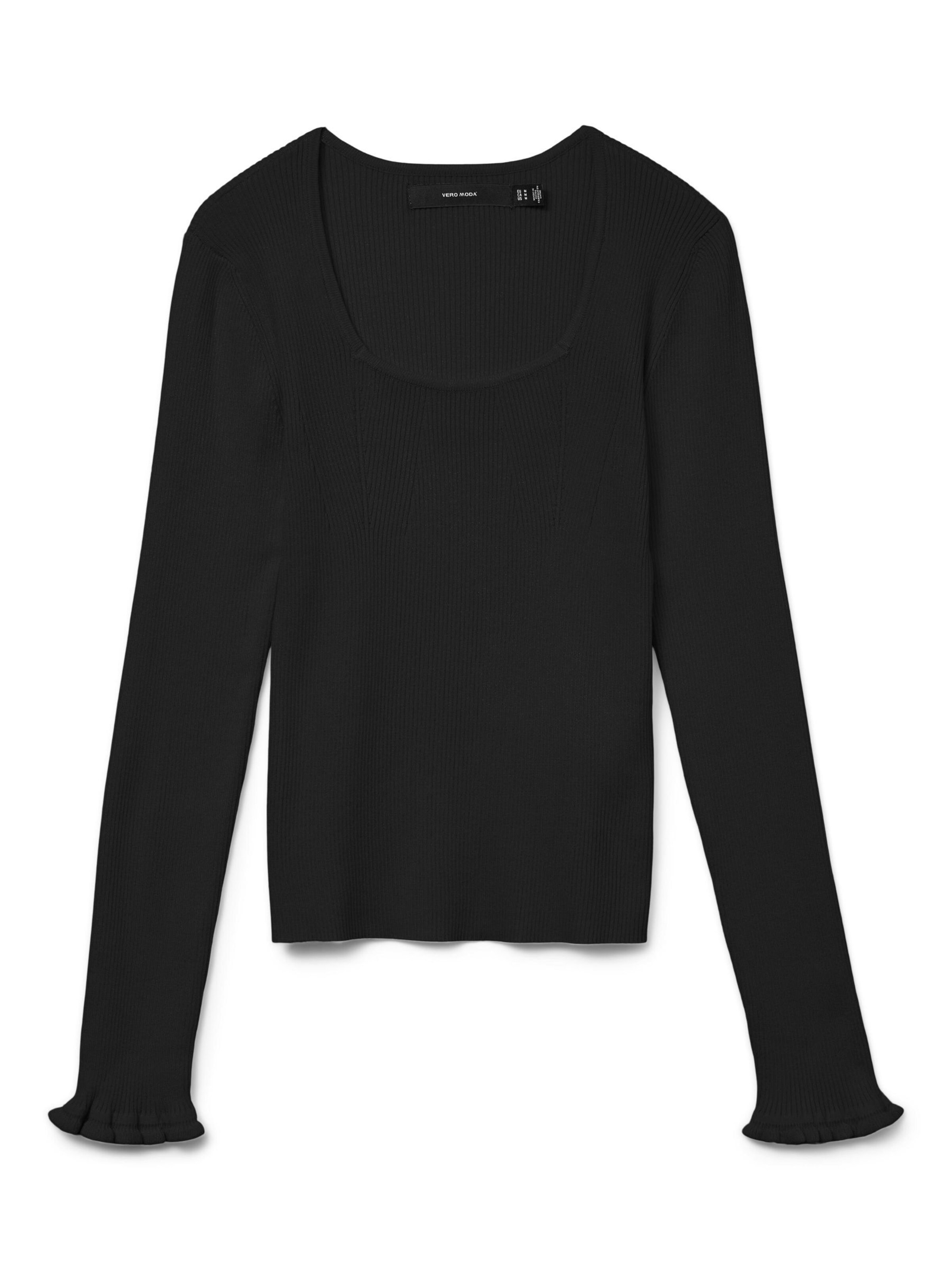 VERO MODA Pullover 'VMWONDER' in Schwarz: Vorderseite