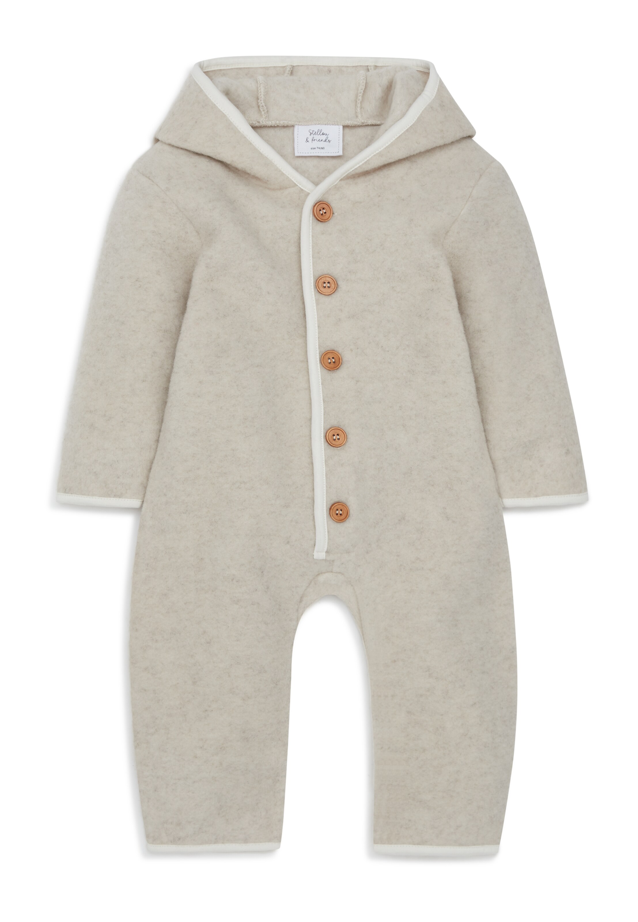 Stellou & Friends Overall in Grau: Vorderseite