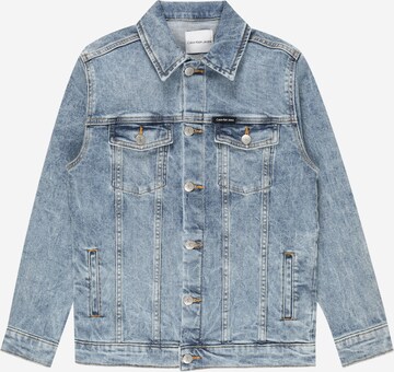 Veste mi-saison Calvin Klein Jeans en bleu : devant