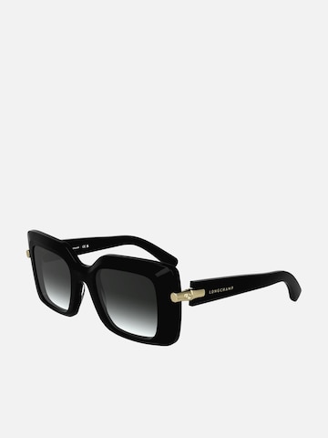 Longchamp - Gafas de sol en negro: frente