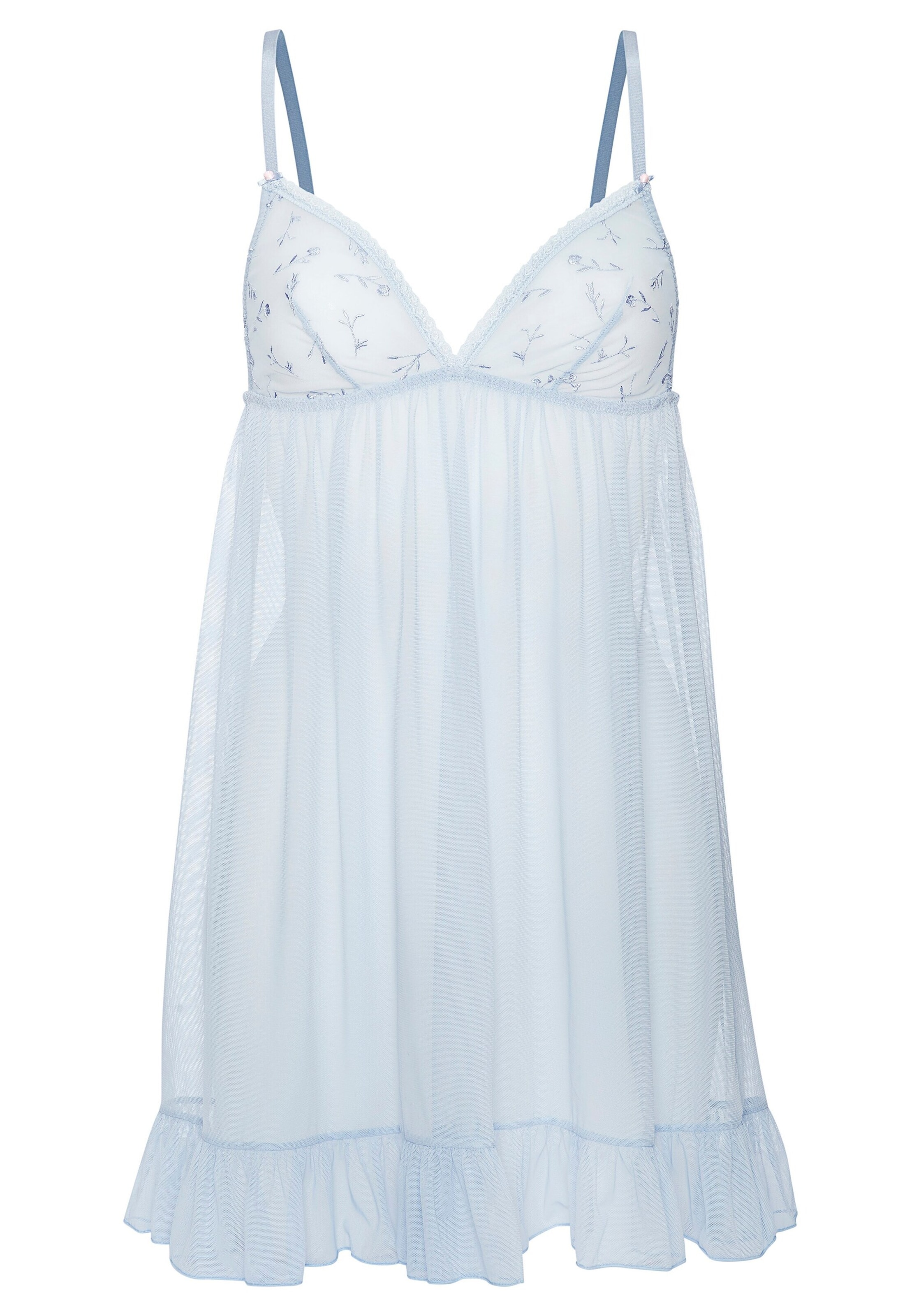 Déshabillé VIVANCE en bleu : devant