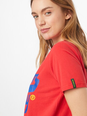 T-shirt 'Cali' Superdry en rouge