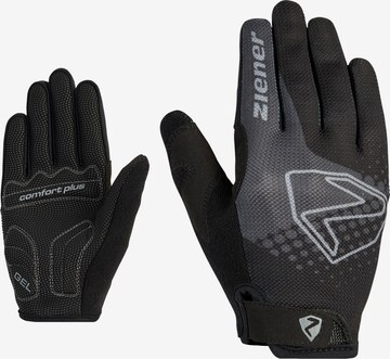 ZIENER Athletic Gloves 'COLO' in Black: front