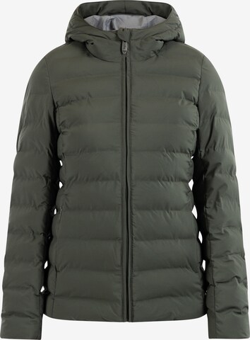 usha BLUE LABEL Winterjas in Groen: voorkant