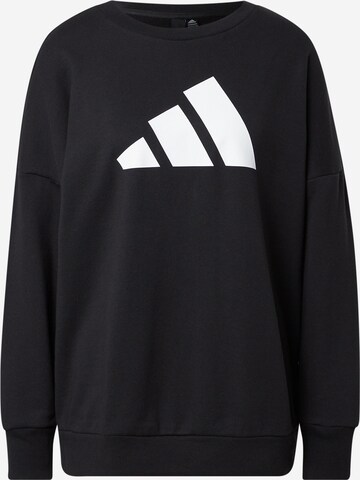 Hanorac sport de la ADIDAS SPORTSWEAR pe negru: față