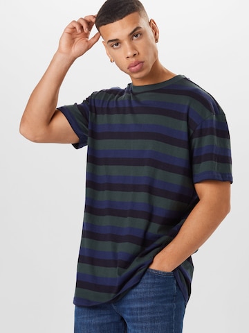 Urban Classics Shirt 'College' in Blauw: voorkant