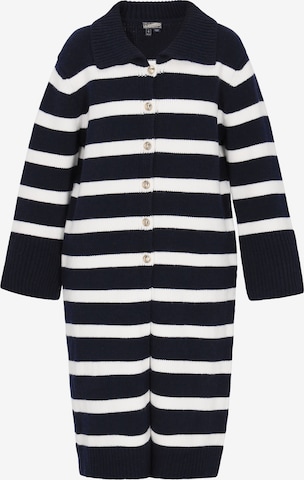 DreiMaster Maritim Pletený kabátek – modrá: přední strana